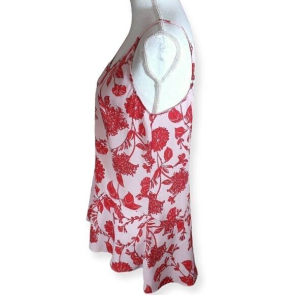 PINK & RED FLORAL CAMI SZ.S EUC - Picture 2 of 5